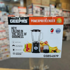 Geepas PowerPro Blender || Original Product + 2-Year Local Warranty
