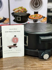 Arabic Roti Maker & pizza 🍕 With Adjustable Temperature Knob, Supports Pizza & Pancake, Ck2450